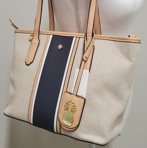 [Crown & Ivy] Linen shoulder bag/tote